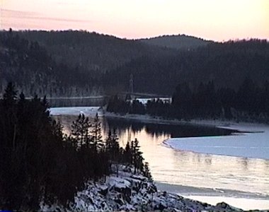 View below Paugan Dam