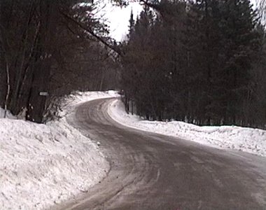 Low-Poltimore Road in Winter