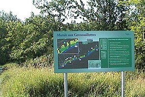 Entrance to Marais aux Grenouillettes