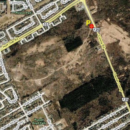 Google Satellite View of Pine Grove Park (Conroy Pit)