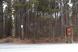 County Road 8 Ski Trail looking Southwest