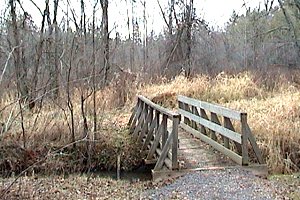 Footbridge at Carlsbad Springs Historic Site