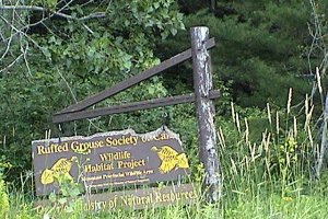 Ruffed Grouse Society's Sign