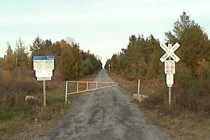 View of the Trailway Looking East