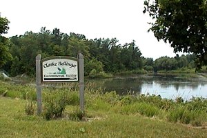 Lower Pond at the Clarke Bellinger Environmental Facility