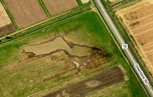 Bing Bird's Eye View of the Pond off Greenbank Road