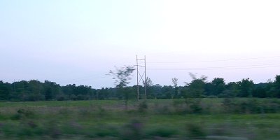 View of the Northeast End of the Log Farm from Highway 416