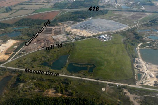 Aerial Photo of the Nepean Dump