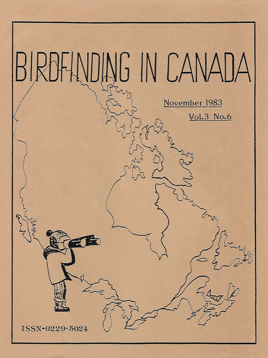 Birdfinding in Canada Nov. 1983 Cover
