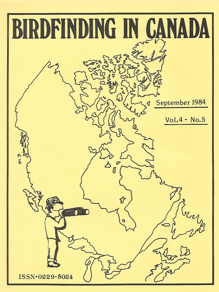 Birdfinding in Canada Sep. 1984 Cover