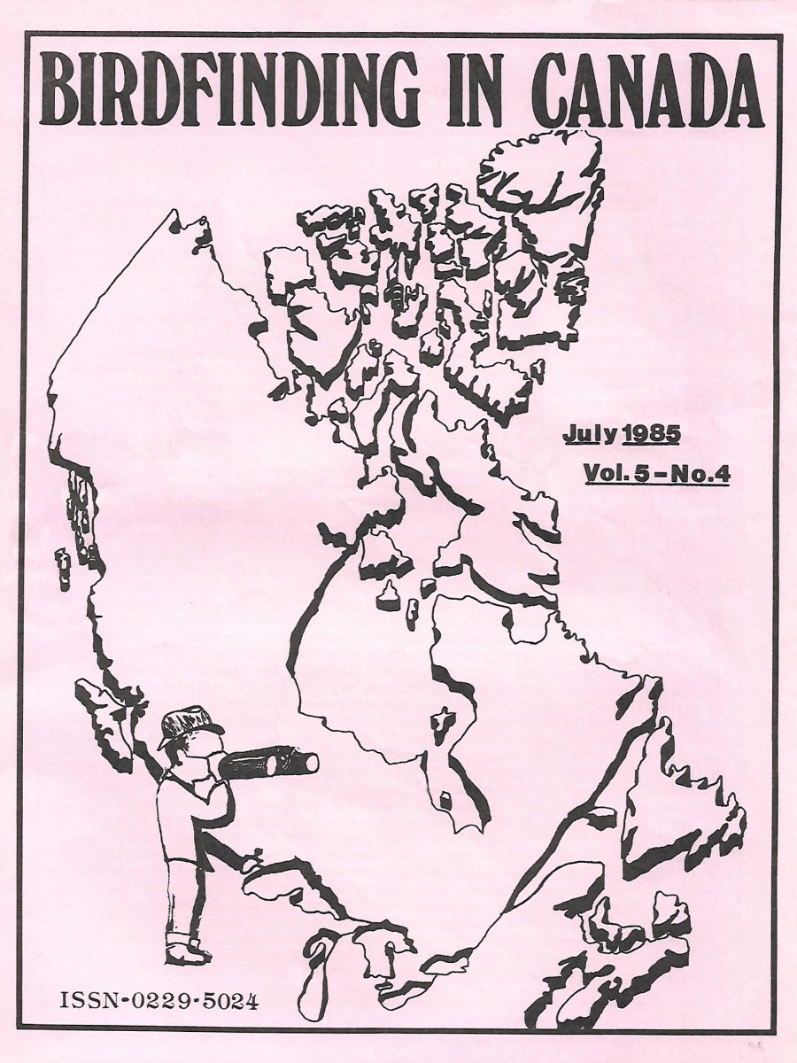 Birdfinding in Canada Jul. 1985 Cover
