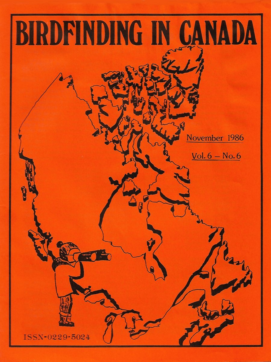 Birdfinding in Canada Nov. 1986 Cover