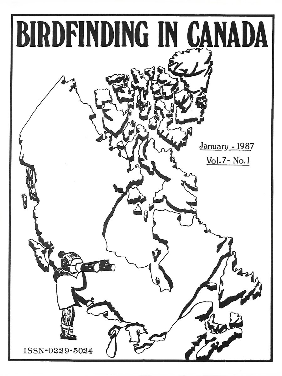Birdfinding in Canada Jan. 1987 Cover