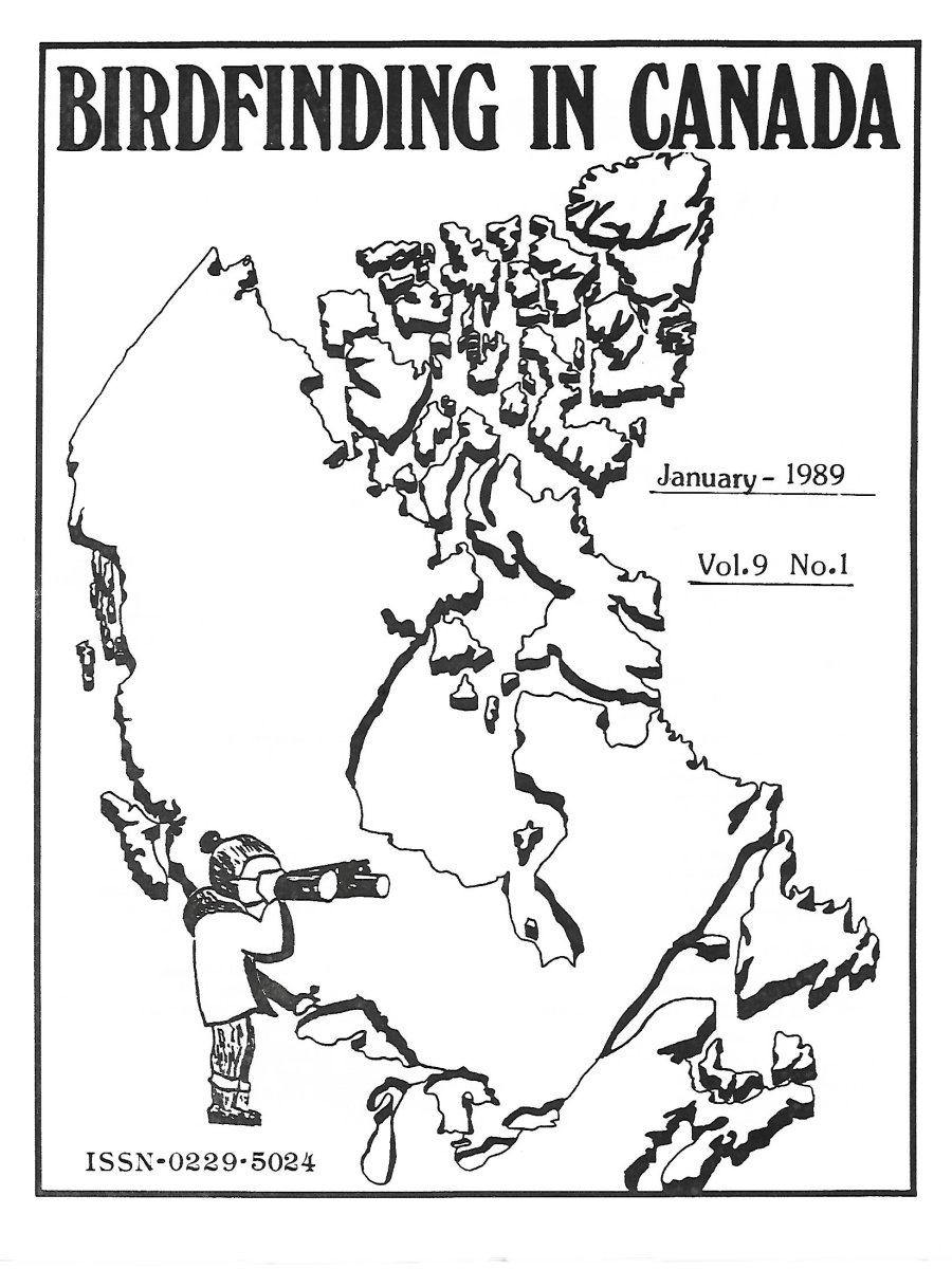 Birdfinding in Canada Jan. 1989 Cover