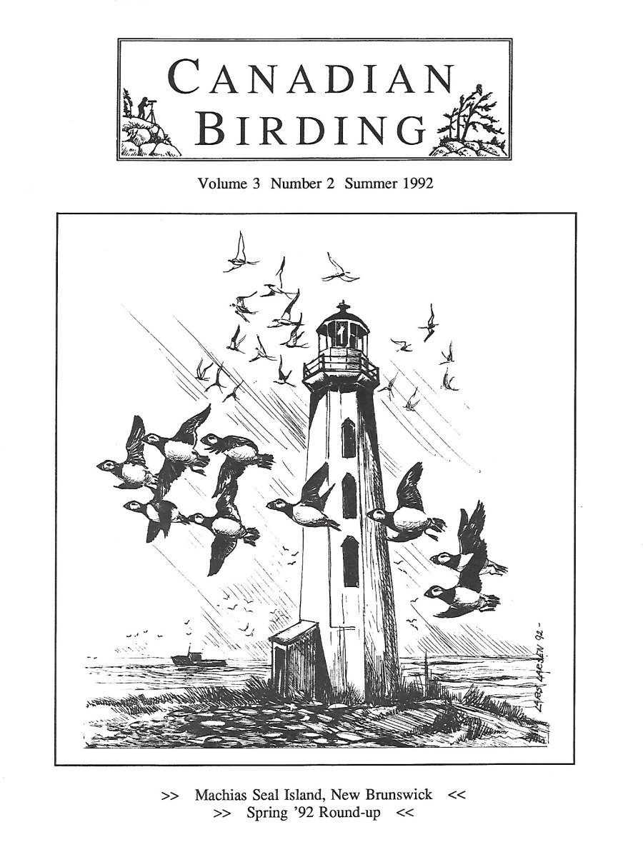 Canadian Birding Summer 1992 Cover