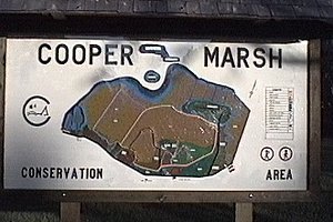 Map of Cooper Marsh Conservation Area