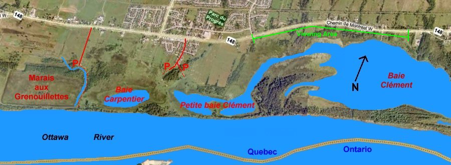 MS Virtual Earth Satellite Map of Baie Clément Area