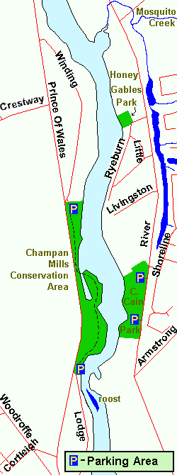 Map of Chapman Mills Conservation Area