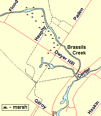 Map of the Area SW of Paden Road