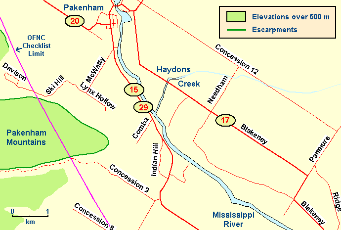 Map of the Pakenham Concession 12 area