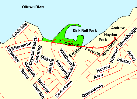 Map of Andrew Haydon Park
