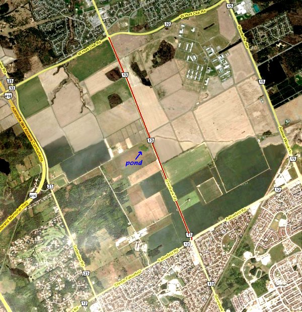 Google Satellite Map of Greenbank Road at Fallowfield Area