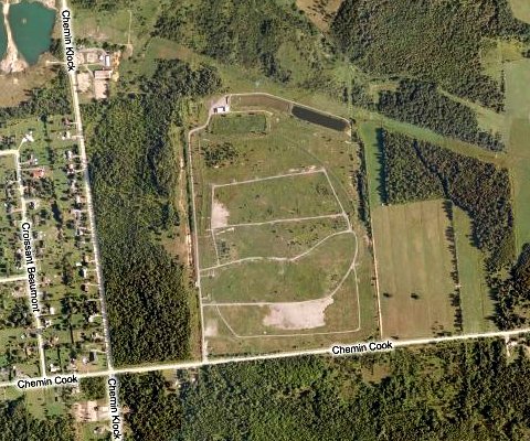 Bing Satellite Image of the Chemin Cook (Cook Road) Dumpsite Area