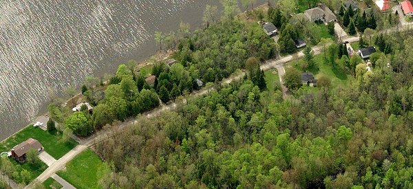 Bing Aerial View Looking from Chemin Terry-Fox toward the Ottawa River