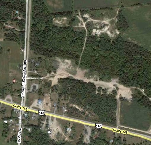 Google Satellite Image Map of Eardley Area